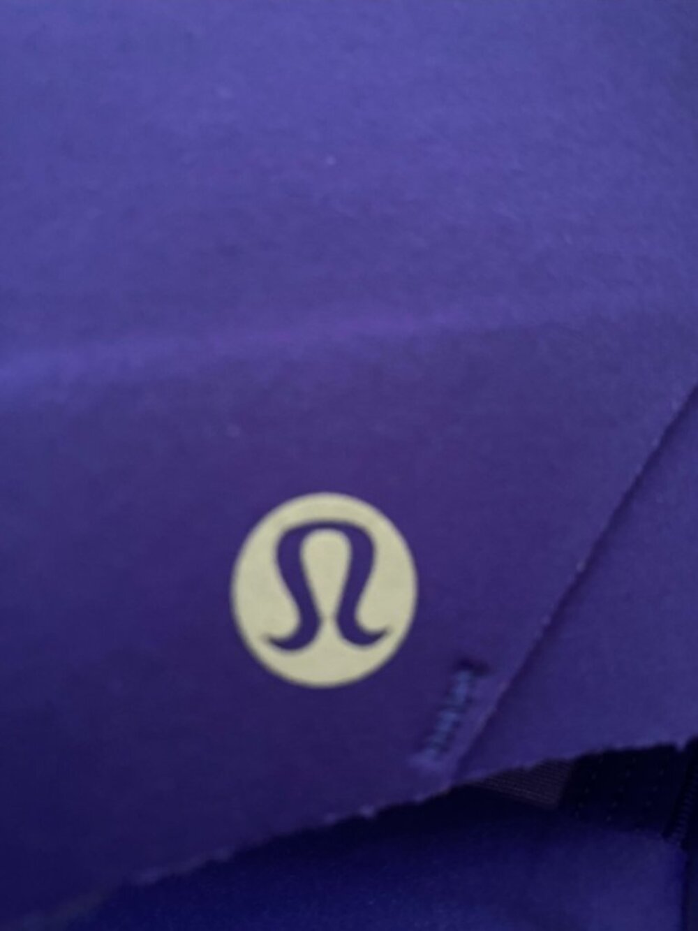 Lululemon Enlite Bra Zip Front High Support Violet Blue 32E *P1046